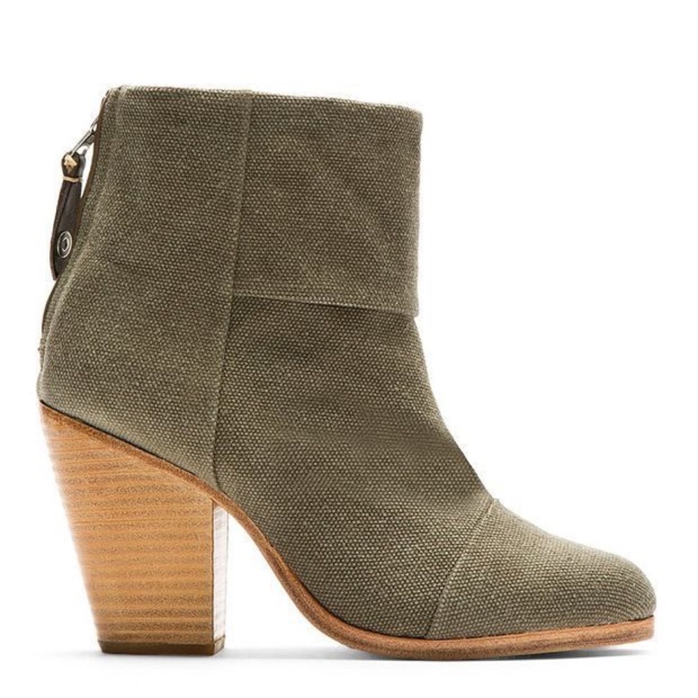 rag & bone Newbury boots size 36 in Olive Canvas